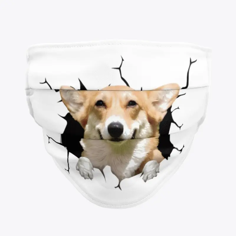 Corgis dog fanny sticker 